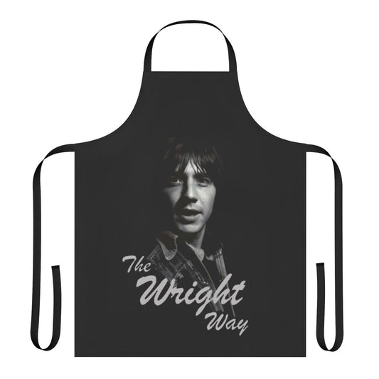 Stylish apron featuring music and style inspired by Australian rock legend Steve Wright