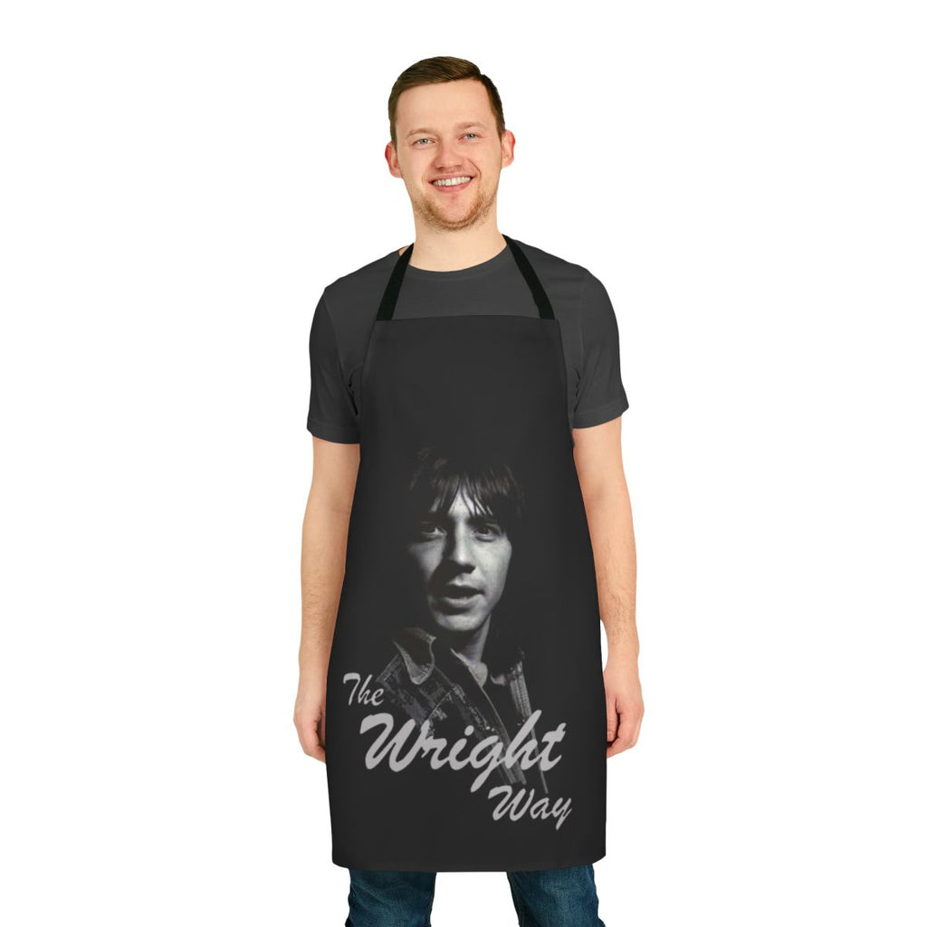 Stylish apron featuring music and style inspired by Australian rock legend Steve Wright