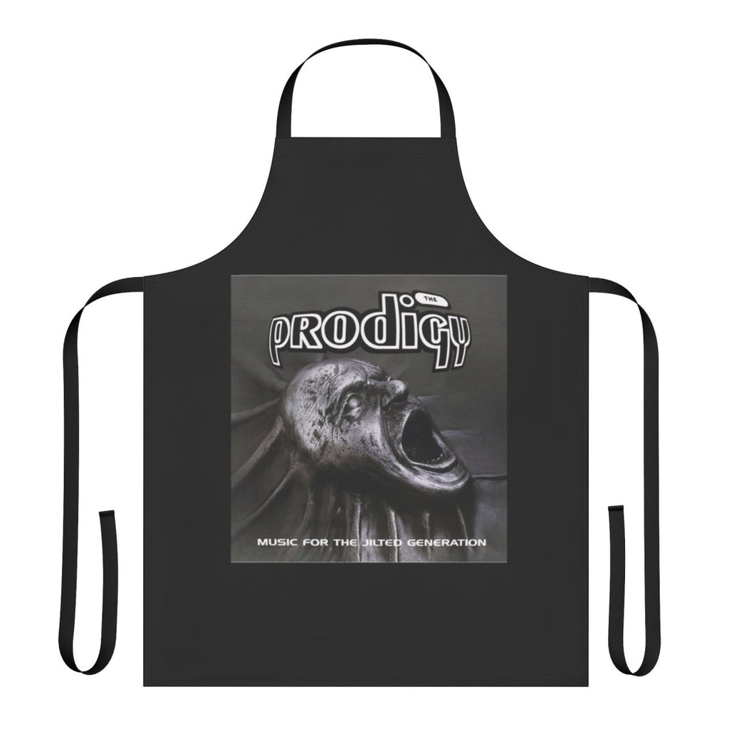 Apron featuring the album cover art of "Music for the Jilted Generation" by The Prodigy