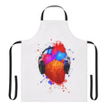Music-inspired apron for audio enthusiasts and musicians