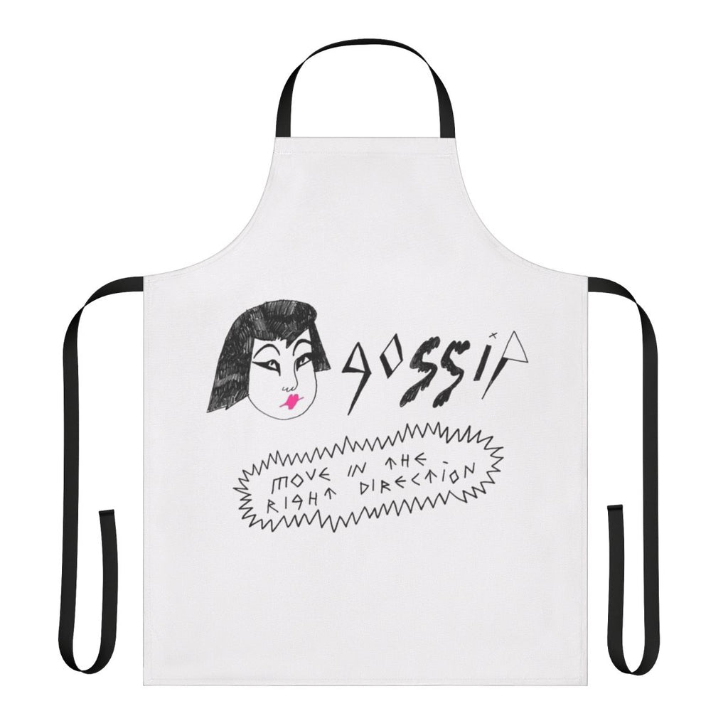 Apron with music-themed design for music fans and home cooks