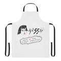 Apron with music-themed design for music fans and home cooks