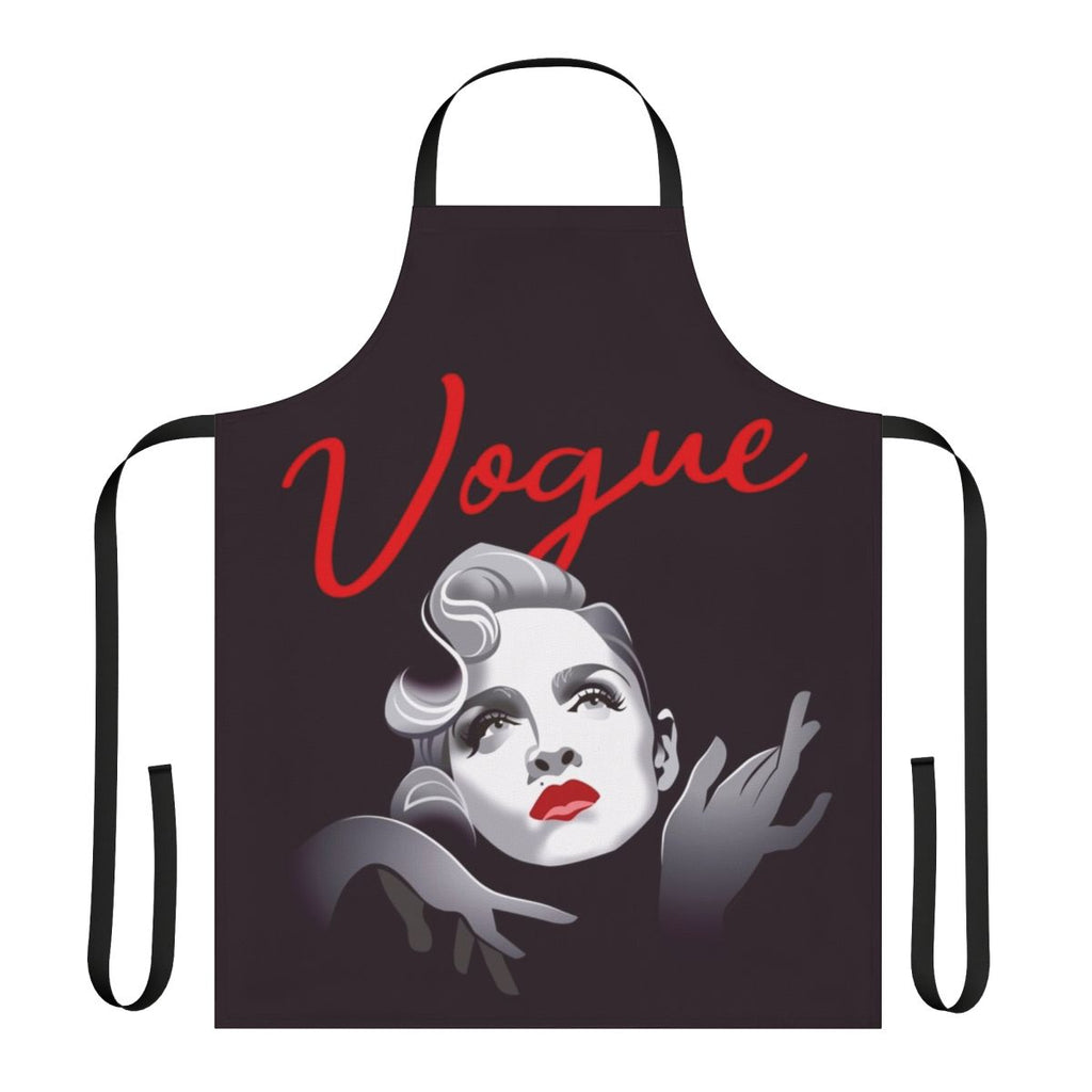 Stylish apron featuring pop art and music-inspired designs by Alejandro Mogolloart