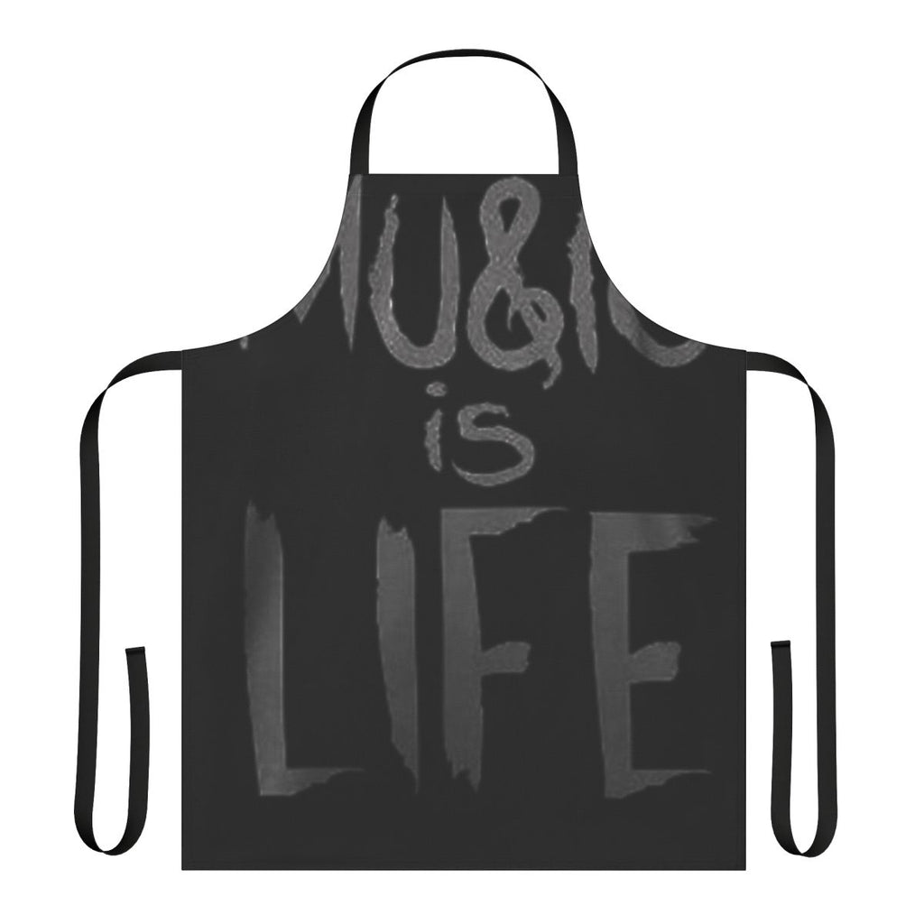 Apron featuring a musical notes and treble clef design for music lovers