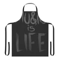 Apron featuring a musical notes and treble clef design for music lovers