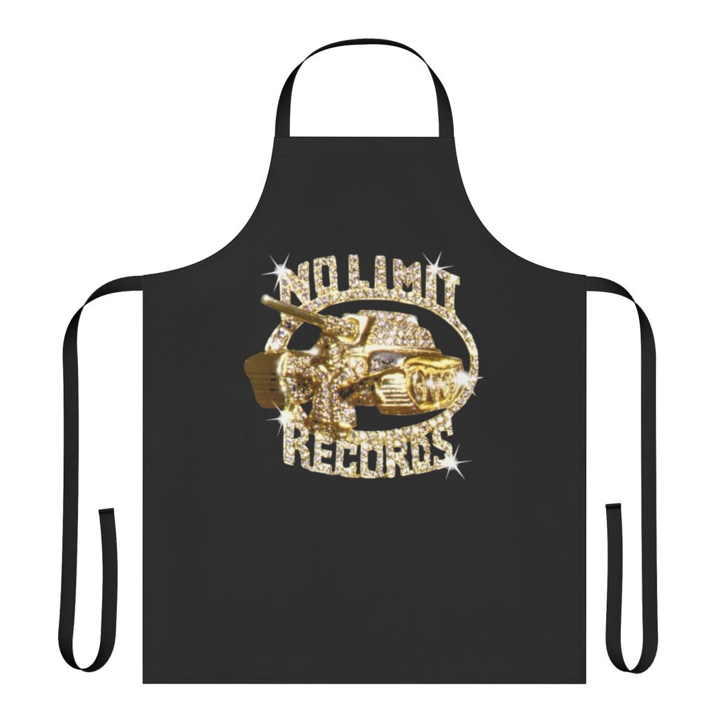 Apron featuring album art and hip hop music inspired design