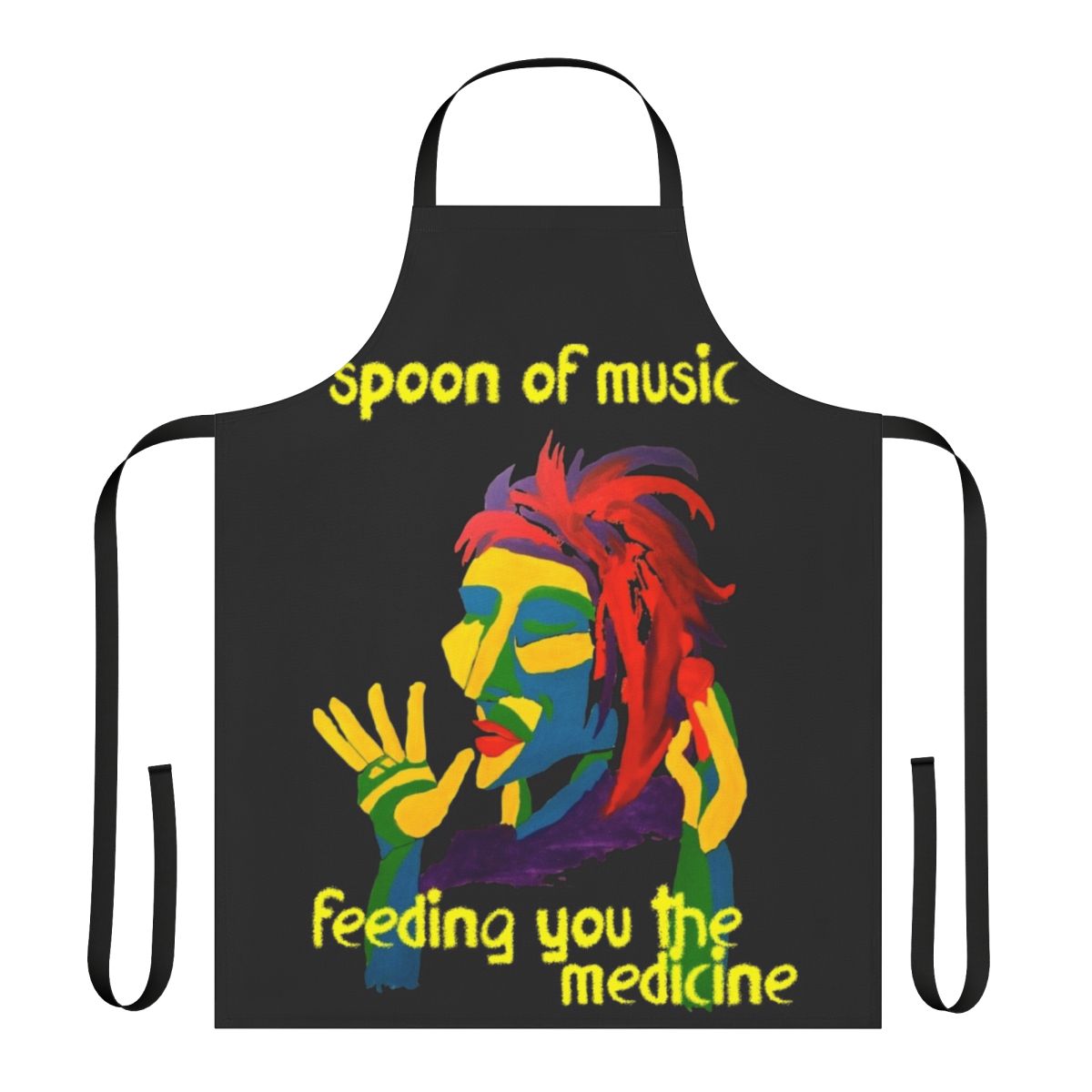 Spoon of Music Apron, featuring a musical note design for music enthusiasts
