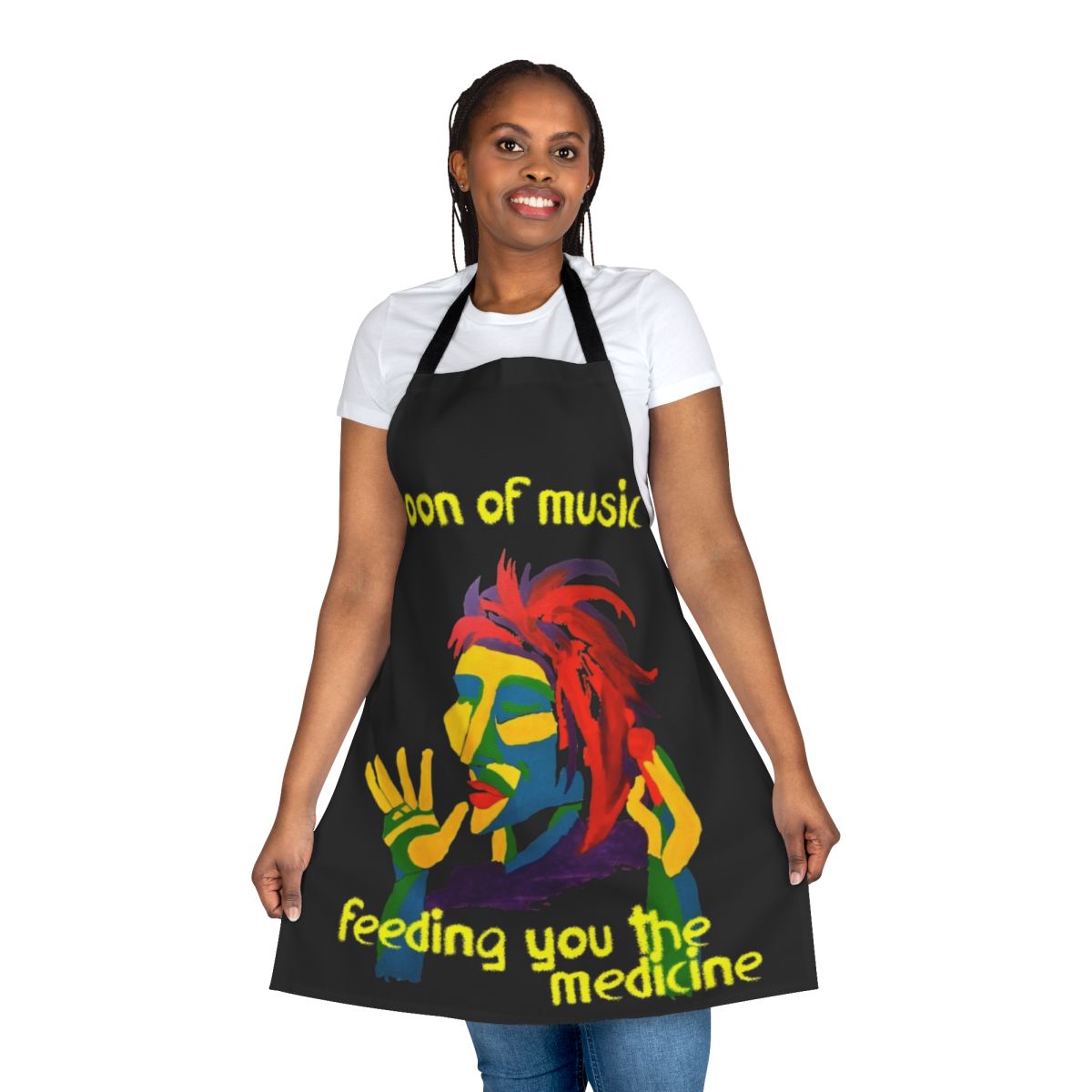 Spoon of Music Apron, featuring a musical note design for music enthusiasts