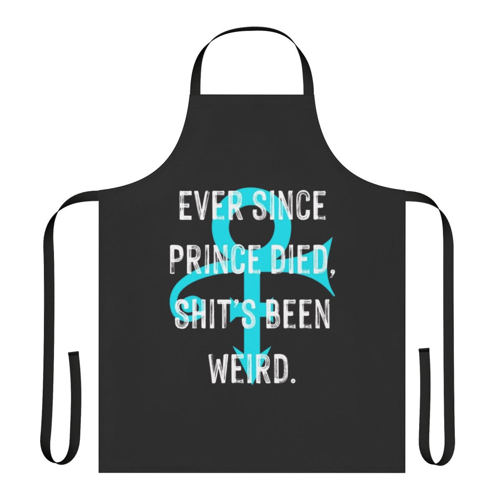 A stylish and versatile apron featuring a music quote design, ideal for musicians, DJs, and singers.