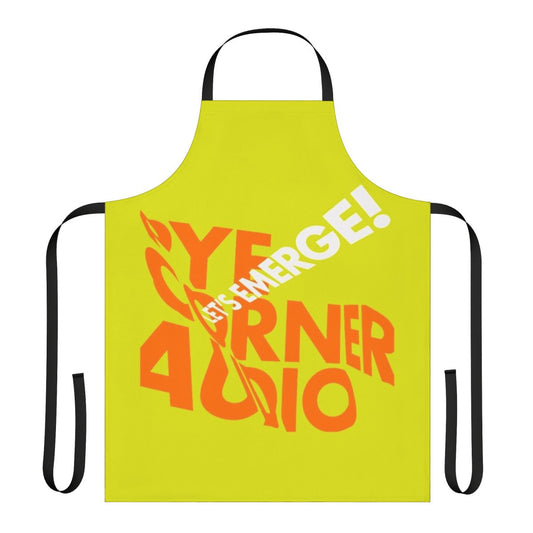 Emerge Apron with music and band-inspired design