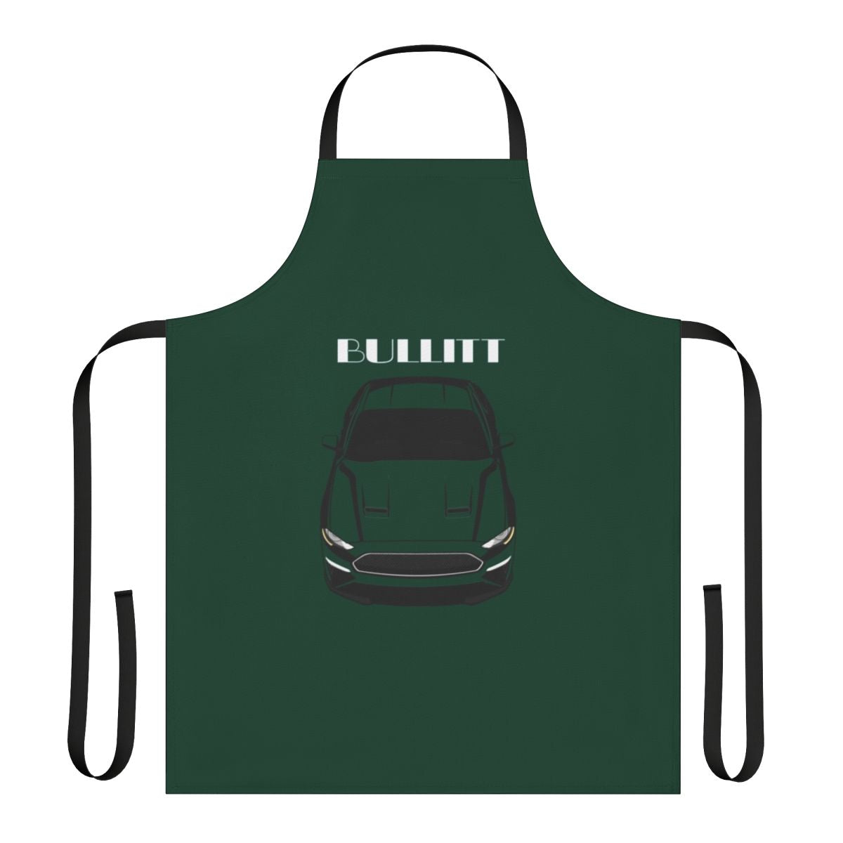 Mustang-themed multi-color apron with Bullitt design