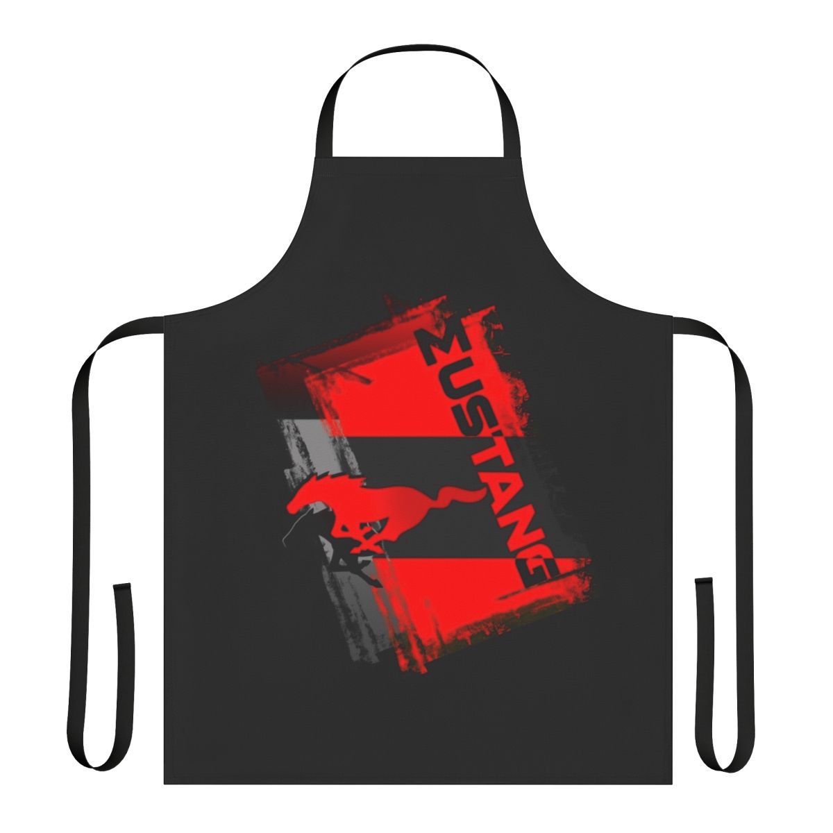Ford Mustang-themed apron for the classic car lover