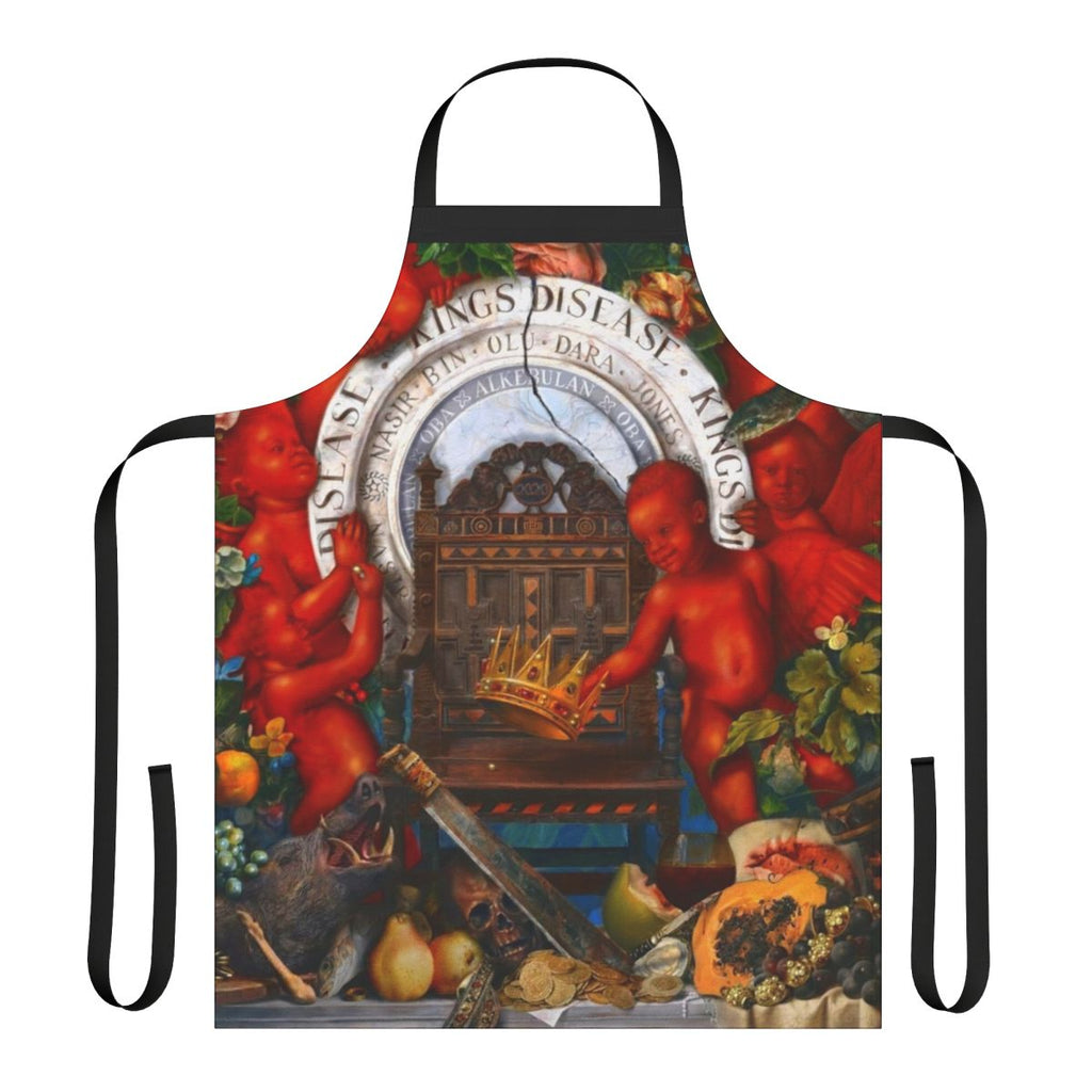 Apron featuring stylized design inspired by Nas' music