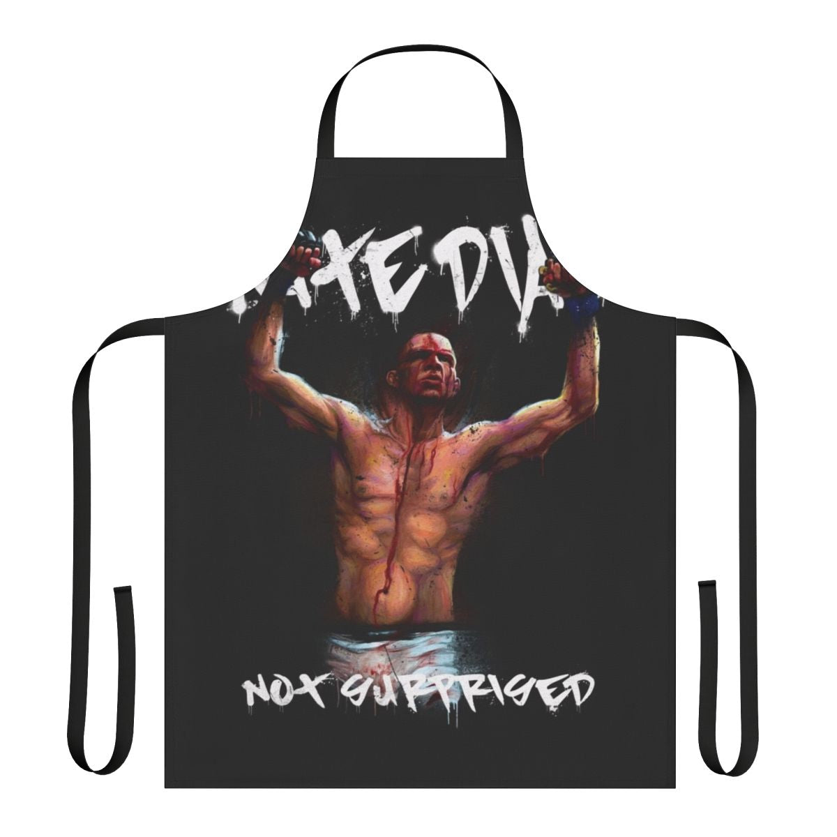 Nate Diaz-inspired apron with a bold design for MMA and combat sports enthusiasts