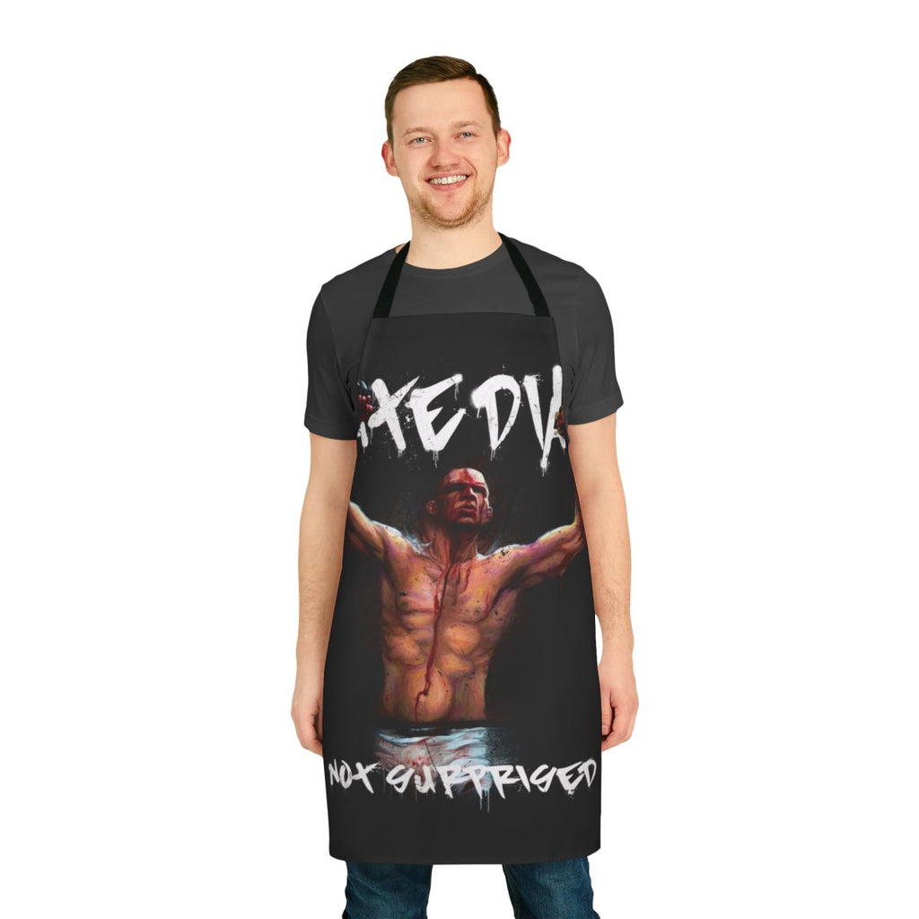 Nate Diaz-inspired apron with a bold design for MMA and combat sports enthusiasts
