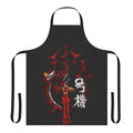 Neon Genesis Evangelion inspired apron with graffiti-style graphics