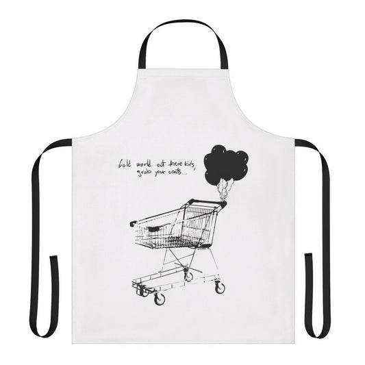 NF-themed apron with the NF logo and 'The Search' design