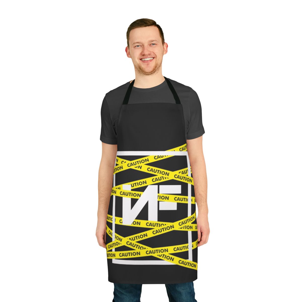 Nf-inspired caution apron for music lovers
