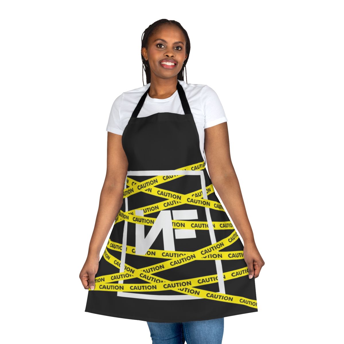 Nf-inspired caution apron for music lovers