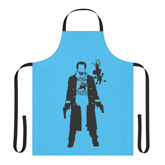 Sleek and minimalist apron inspired by the character Nick Sax from the popular TV series