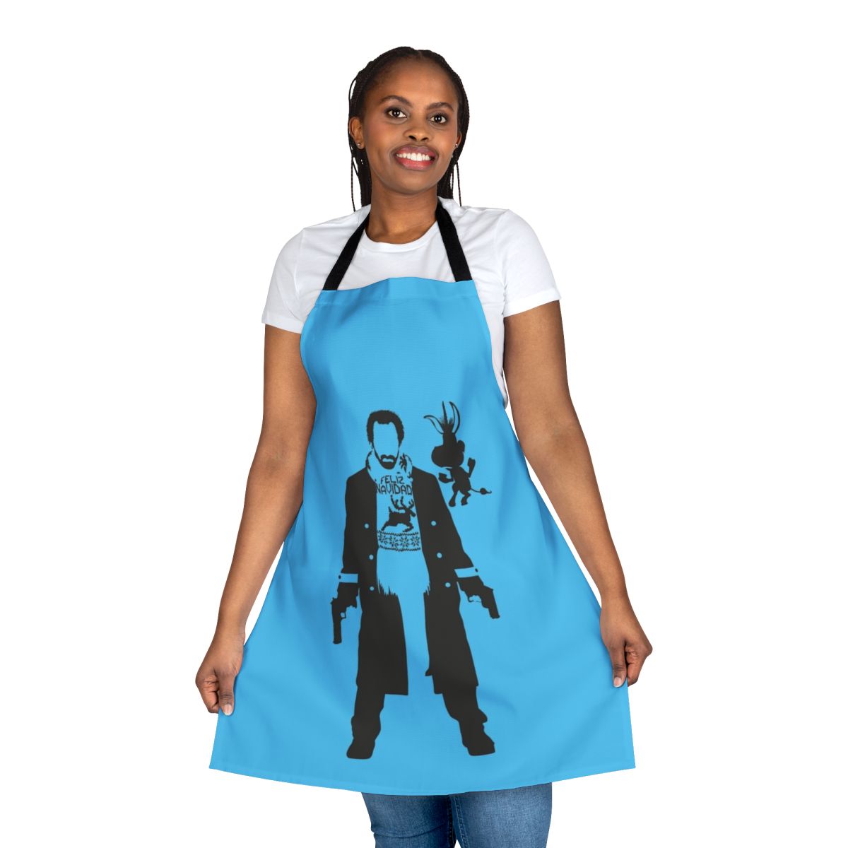 Sleek and minimalist apron inspired by the character Nick Sax from the popular TV series