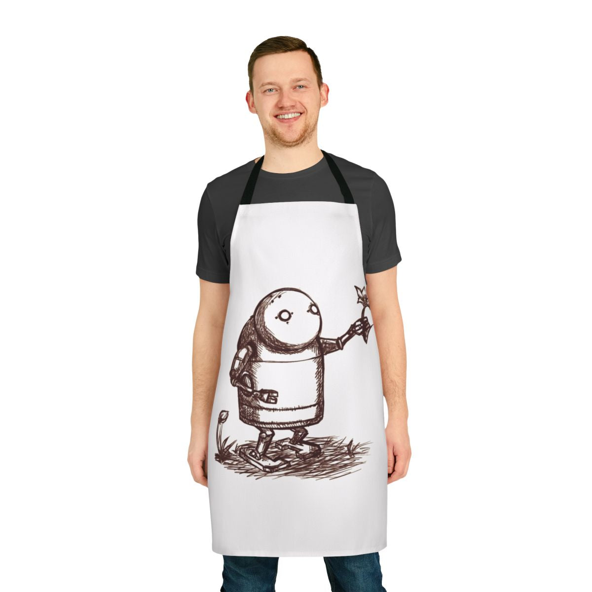 Nier Automata-inspired robot apron with 2B design