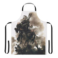 A high-quality apron featuring the iconic character 2B from the popular video game Nier Automata.