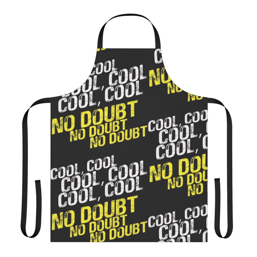 Stylish apron inspired by the popular TV show Brooklyn Nine-Nine, featuring the character Jake Peralta.