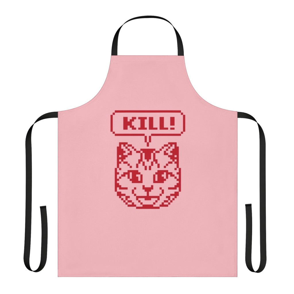 Sleek and durable cat-themed apron inspired by the No More Heroes video game series