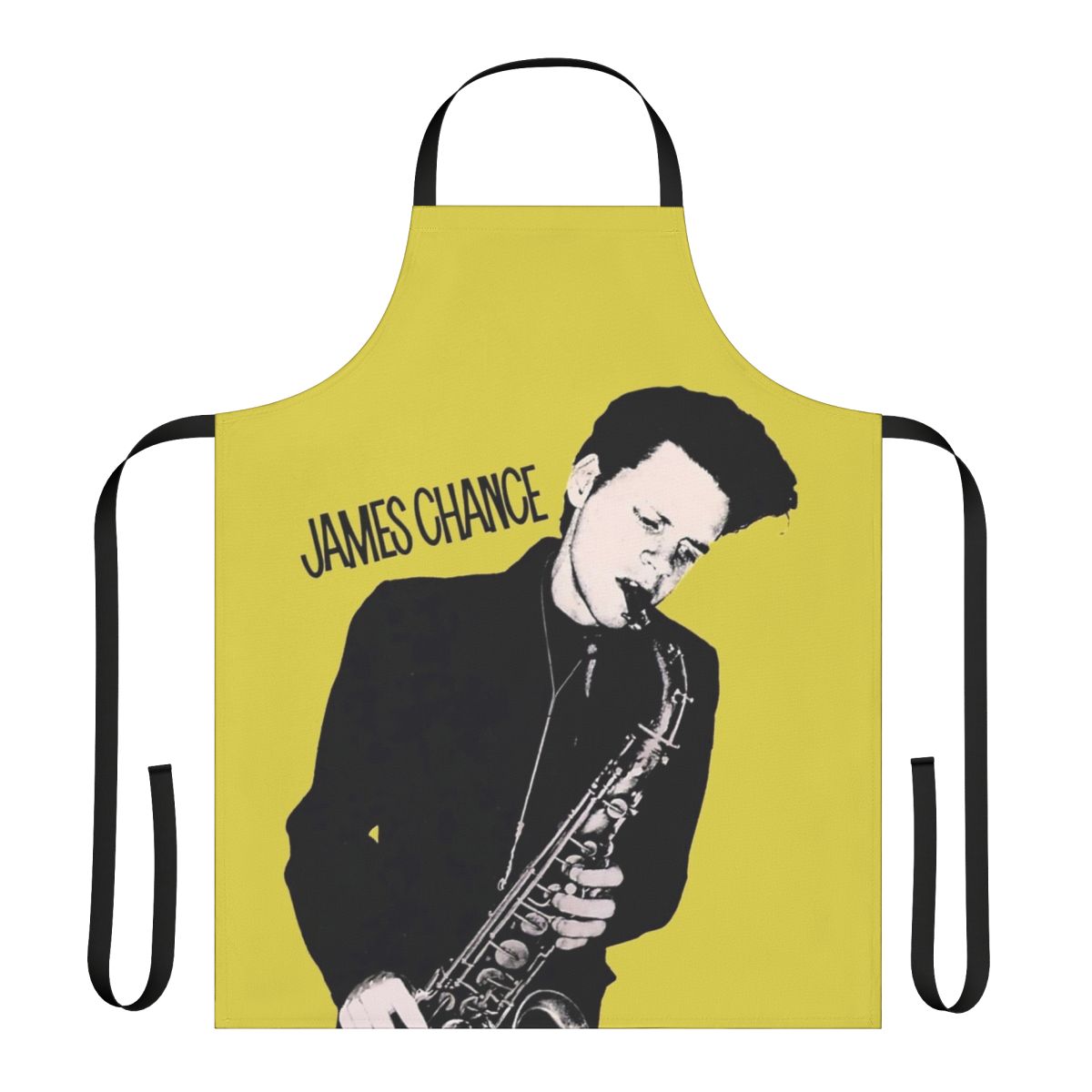 Apron featuring the iconic no wave and punk rock style of James Chance and the Contortions