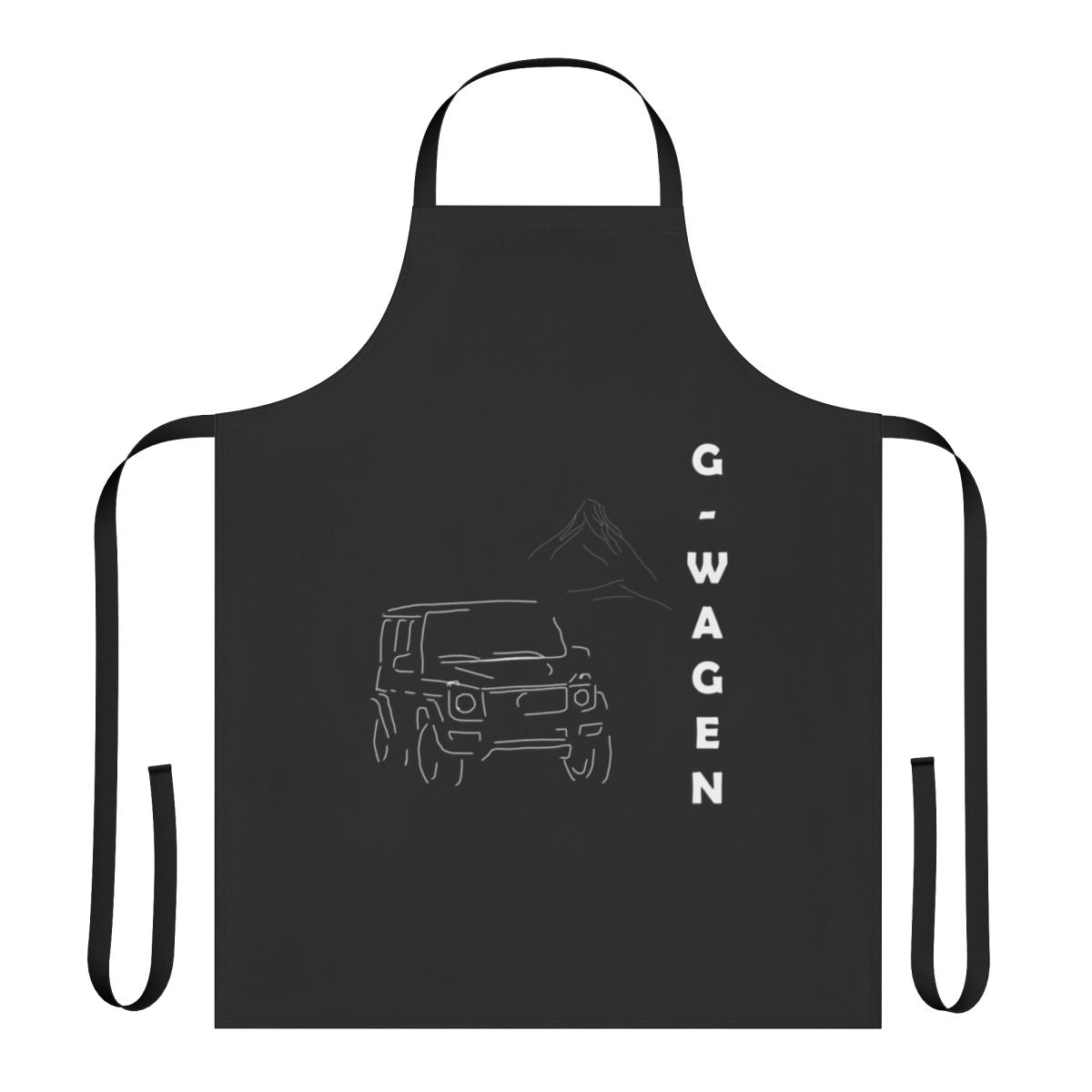 Durable off-road inspired apron featuring the signature Mercedes G-Wagen design