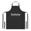 Technics Old School Music Apron with Synthesizer, Keyboard, and Audio Equipment Graphic