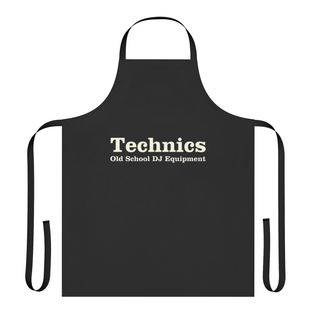 Technics Old School Music Apron with Synthesizer, Keyboard, and Audio Equipment Graphic