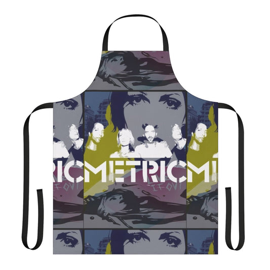 Old World Inspired Apron with Indie Music Themes