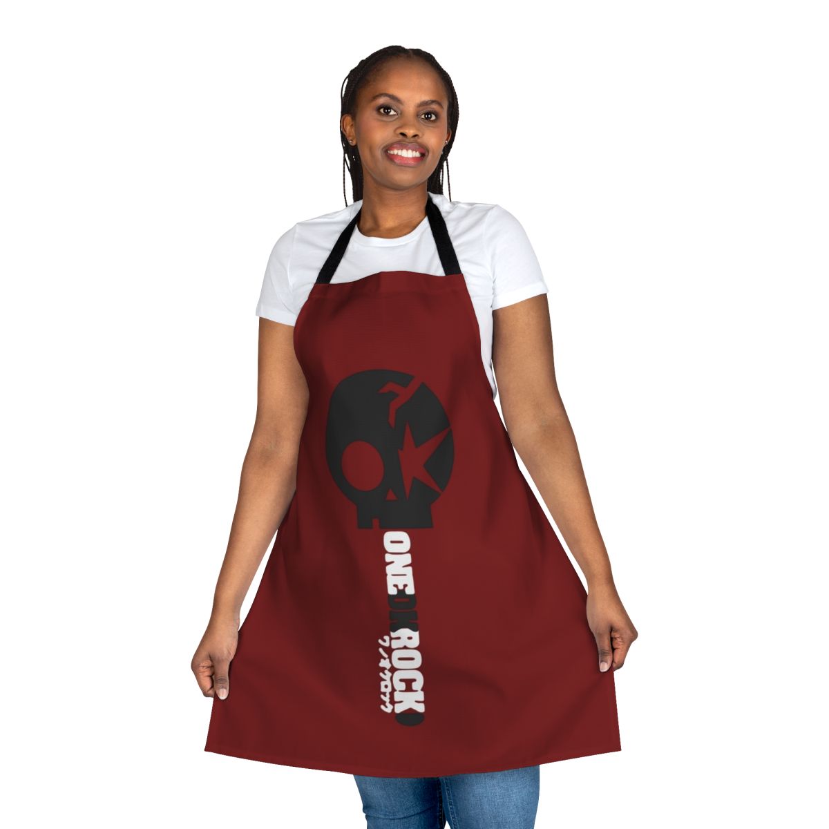 Apron featuring the One OK Rock band logo and design