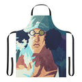 One Piece-themed apron featuring the character Aokiji, the Ice Admiral