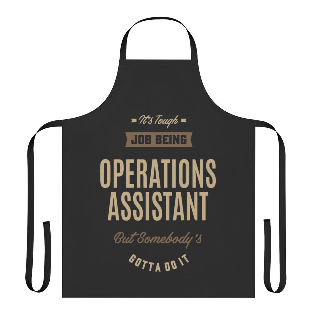Operations Assistant Apron with Typographic Design