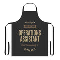 Operations Assistant Apron with Typographic Design