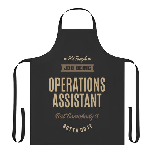 Operations Assistant Apron with Typographic Design
