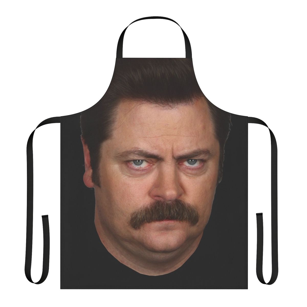 Apron featuring Ron Swanson, a character from the TV series Parks and Recreation