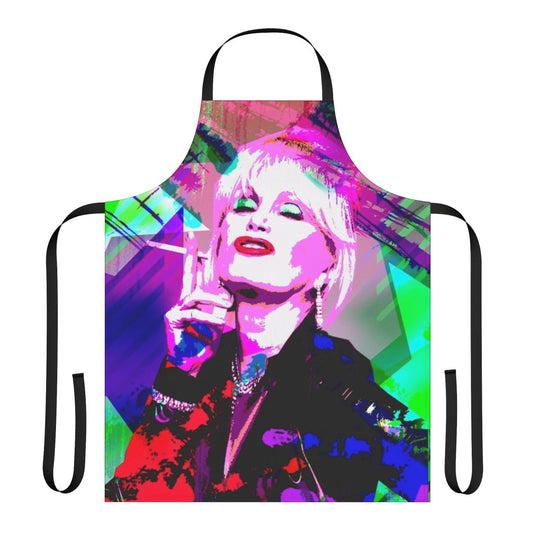 Patsy-inspired apron with bright colors and a fabulous design for LGBTQ+ kitchens