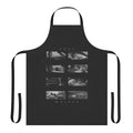 A high-quality apron featuring an image of actor Paul Walker from the Fast and Furious movie franchise.