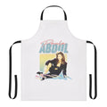 Paula Abdul-inspired apron with vibrant colors and playful design