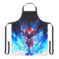 Persona 5 inspired joker cosplay apron with fire demon design