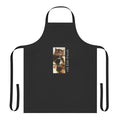 Vibrant apron featuring the members of K-pop group WayV and their pets