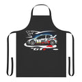 Peugeot 206 race car-themed apron