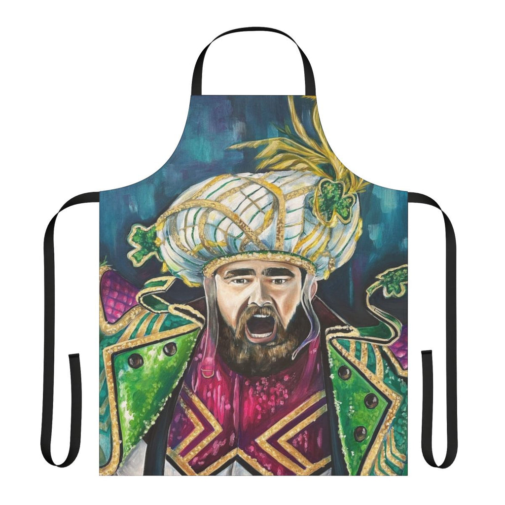 Philadelphia Eagles fan apron featuring team colors and player name Jason Kelce