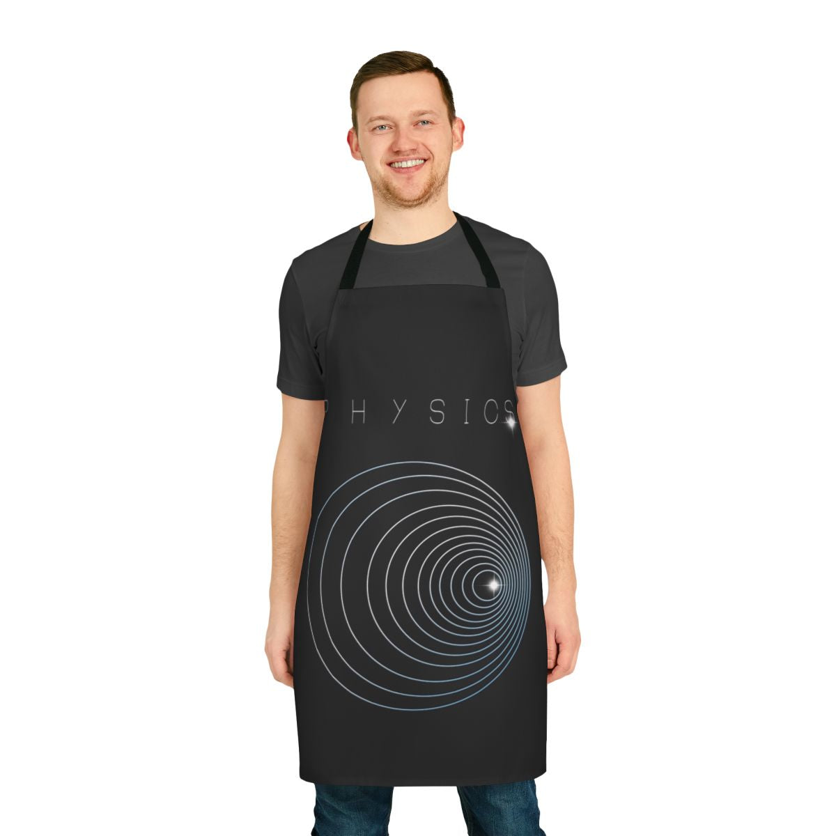 A high-quality apron featuring the Doppler effect design, perfect for physics students and science enthusiasts.