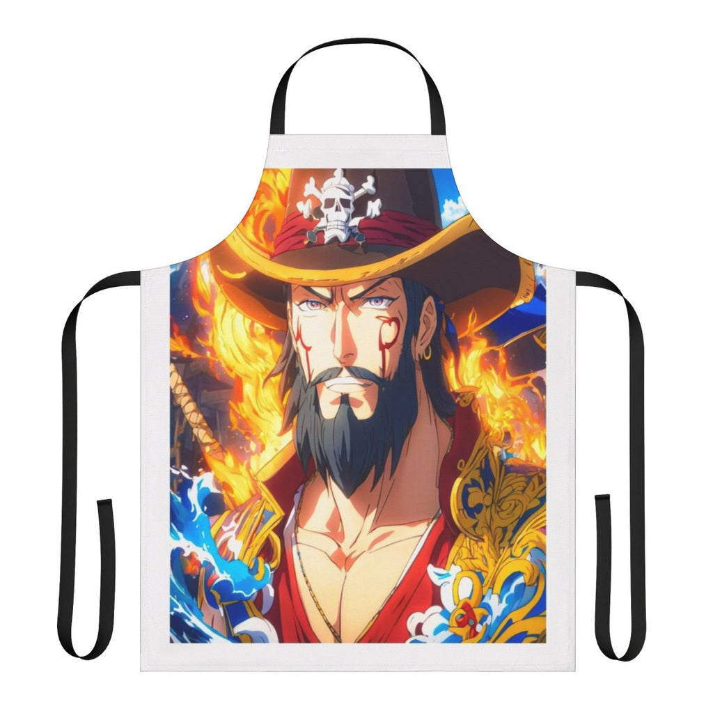 Stylish Plundere-themed apron with a variety of patterns and designs