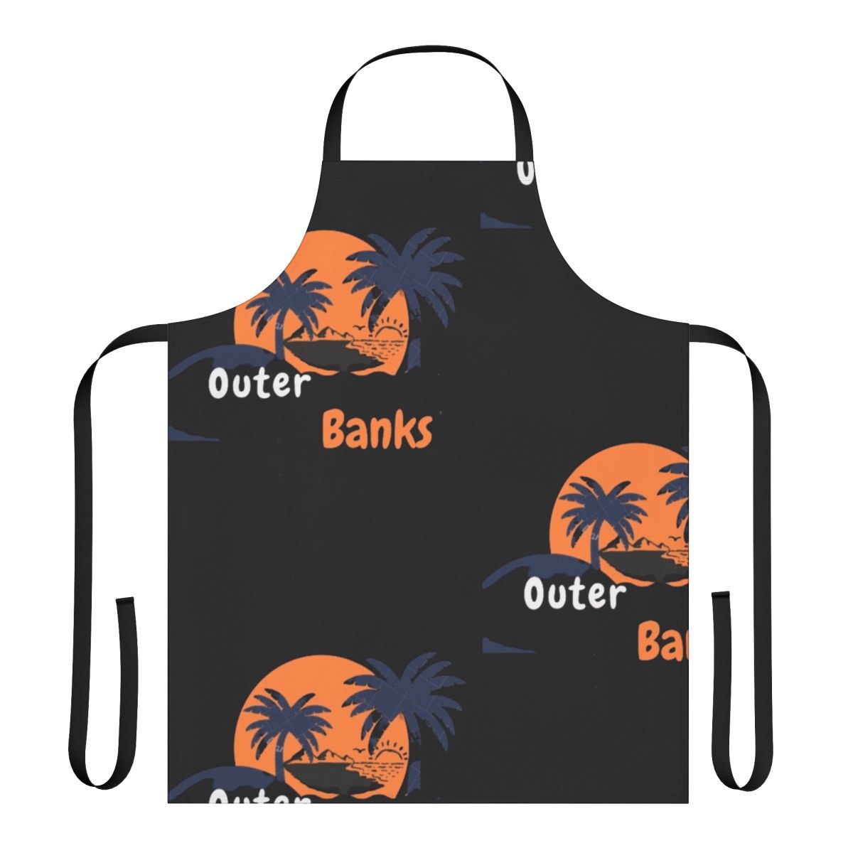 Outer Banks-inspired pogue life themed apron with text and design